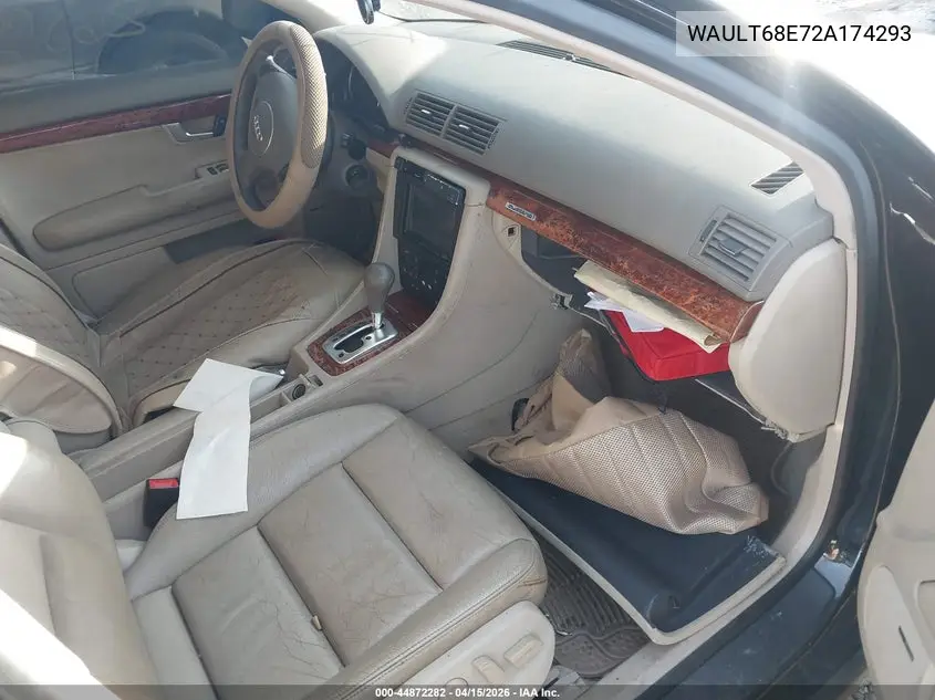 2002 Audi A4 3.0 VIN: WAULT68E72A174293 Lot: 44872282