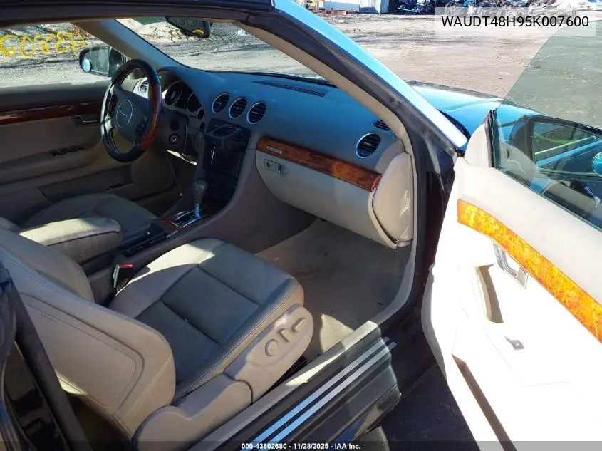 WAUDT48H95K007600 2005 Audi A4 3.0