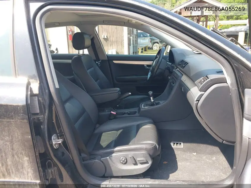 2006 Audi A4 2.0T VIN: WAUDF78E86A055269 Lot: 45573229