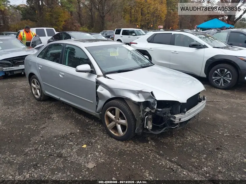 WAUDH78E98A053835 2008 Audi A4 3.2