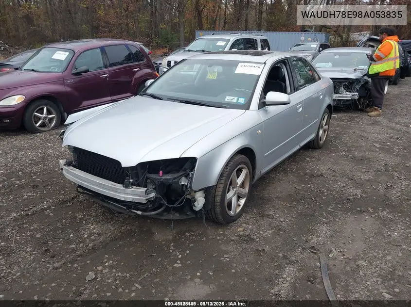WAUDH78E98A053835 2008 Audi A4 3.2