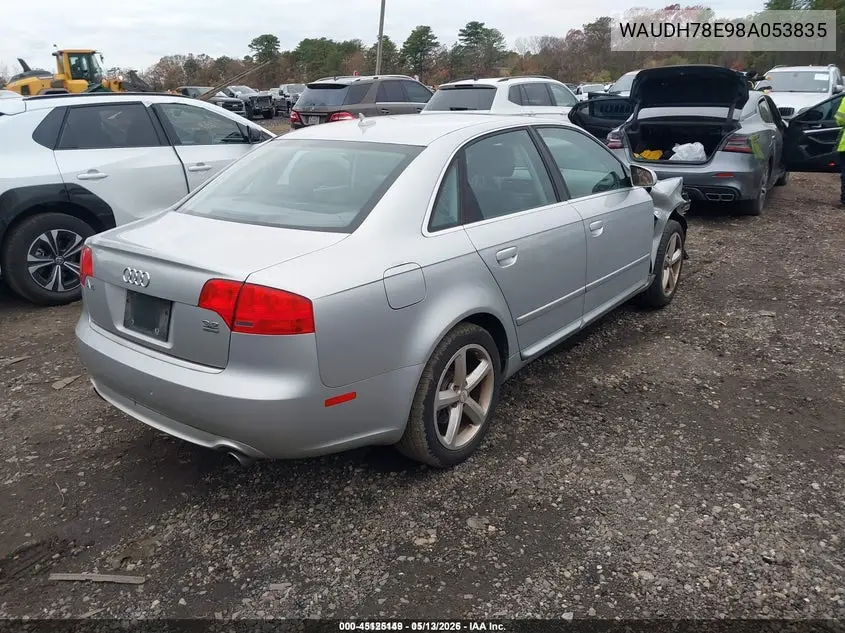 WAUDH78E98A053835 2008 Audi A4 3.2