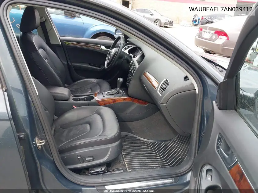 2010 Audi A4 2.0T Premium VIN: WAUBFAFL7AN039412 Lot: 45626486