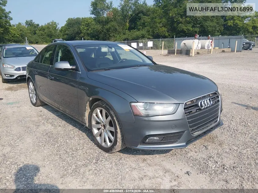 2013 Audi A4 2.0T Premium VIN: WAUHFAFL3DN016899 Lot: 45600569