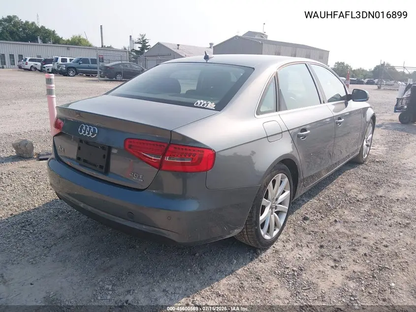 2013 Audi A4 2.0T Premium VIN: WAUHFAFL3DN016899 Lot: 45600569