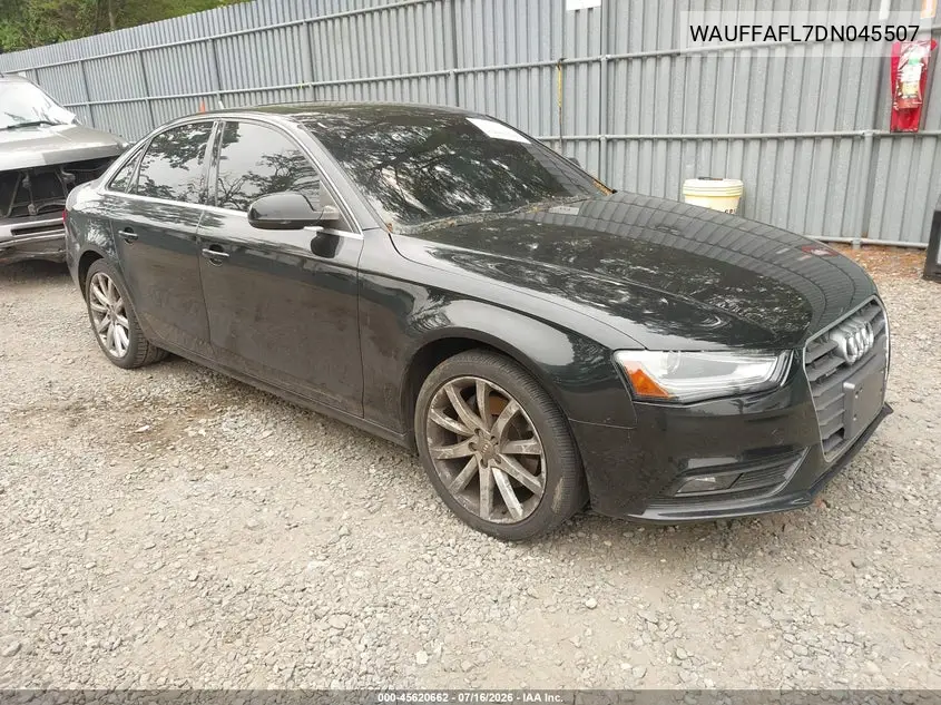 2013 Audi A4 2.0T Premium VIN: WAUFFAFL7DN045507 Lot: 45620662