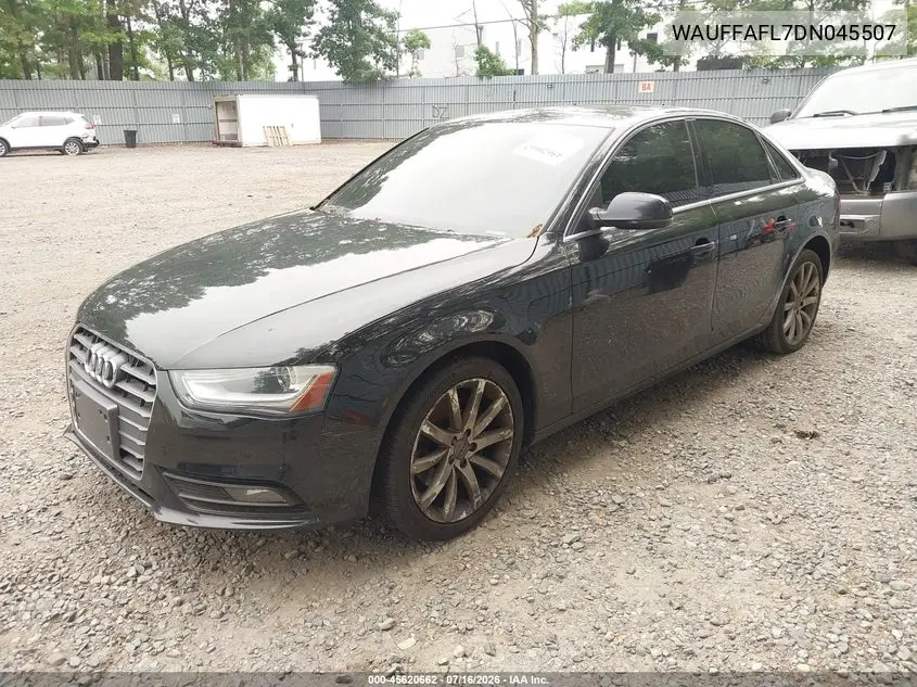 2013 Audi A4 2.0T Premium VIN: WAUFFAFL7DN045507 Lot: 45620662