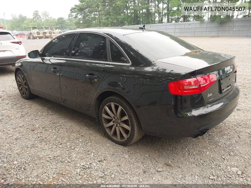 2013 Audi A4 2.0T Premium VIN: WAUFFAFL7DN045507 Lot: 45620662