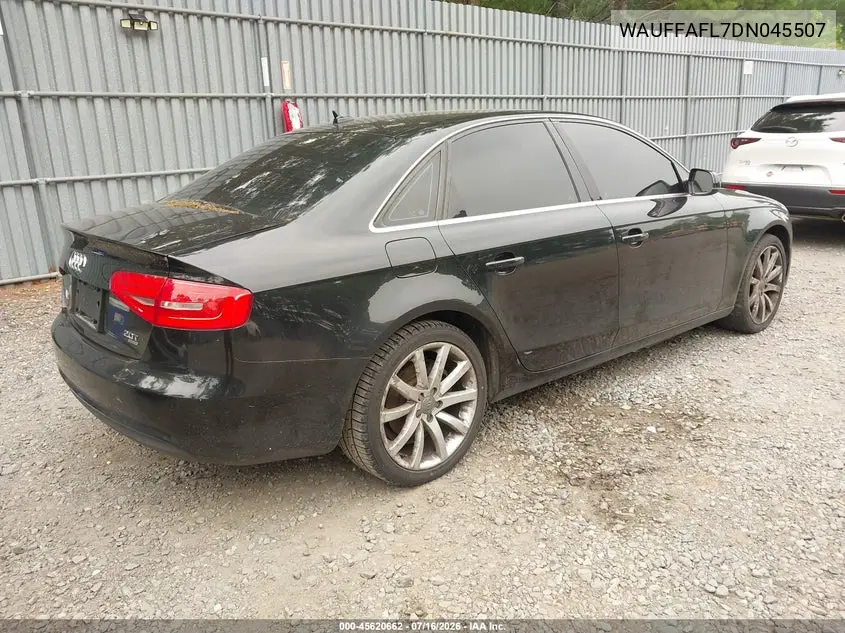 2013 Audi A4 2.0T Premium VIN: WAUFFAFL7DN045507 Lot: 45620662