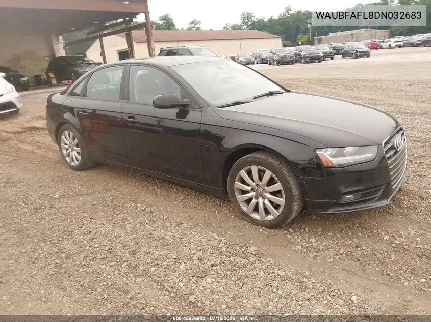 2013 Audi A4 2.0T Premium VIN: WAUBFAFL8DN032683 Lot: 45626923