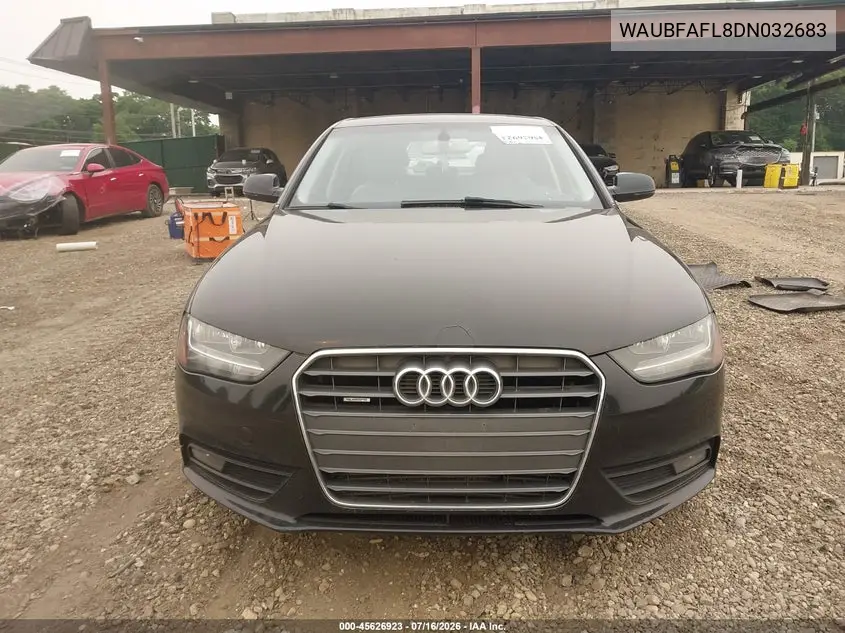 2013 Audi A4 2.0T Premium VIN: WAUBFAFL8DN032683 Lot: 45626923