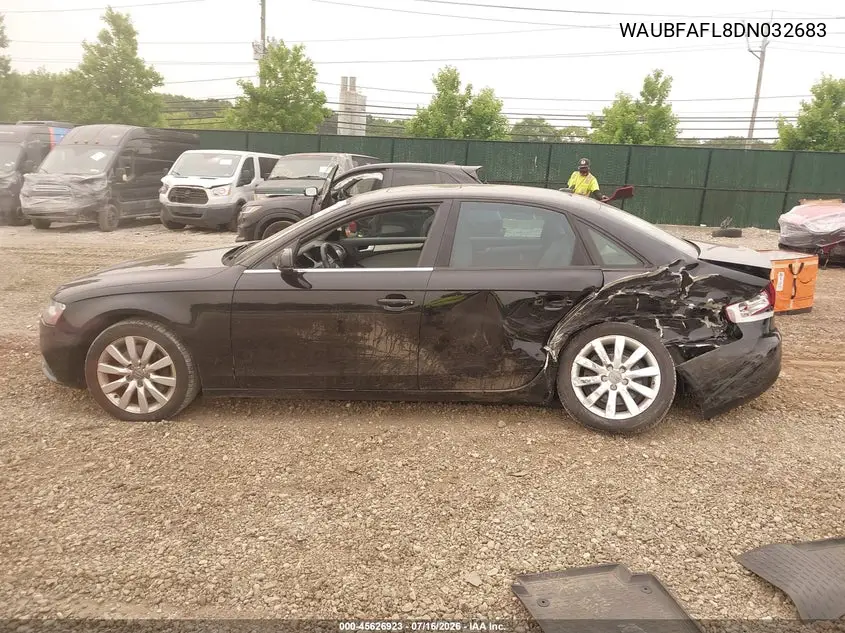 2013 Audi A4 2.0T Premium VIN: WAUBFAFL8DN032683 Lot: 45626923
