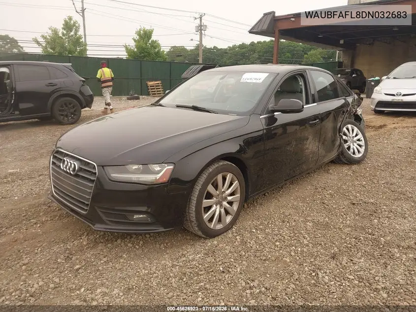 2013 Audi A4 2.0T Premium VIN: WAUBFAFL8DN032683 Lot: 45626923