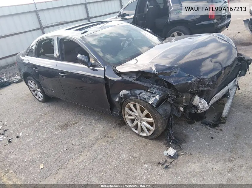 2013 Audi A4 2.0T Premium VIN: WAUFFAFL9DA167213 Lot: 45667406