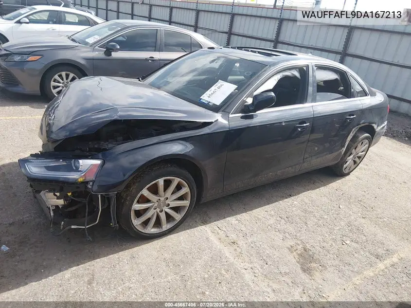 2013 Audi A4 2.0T Premium VIN: WAUFFAFL9DA167213 Lot: 45667406