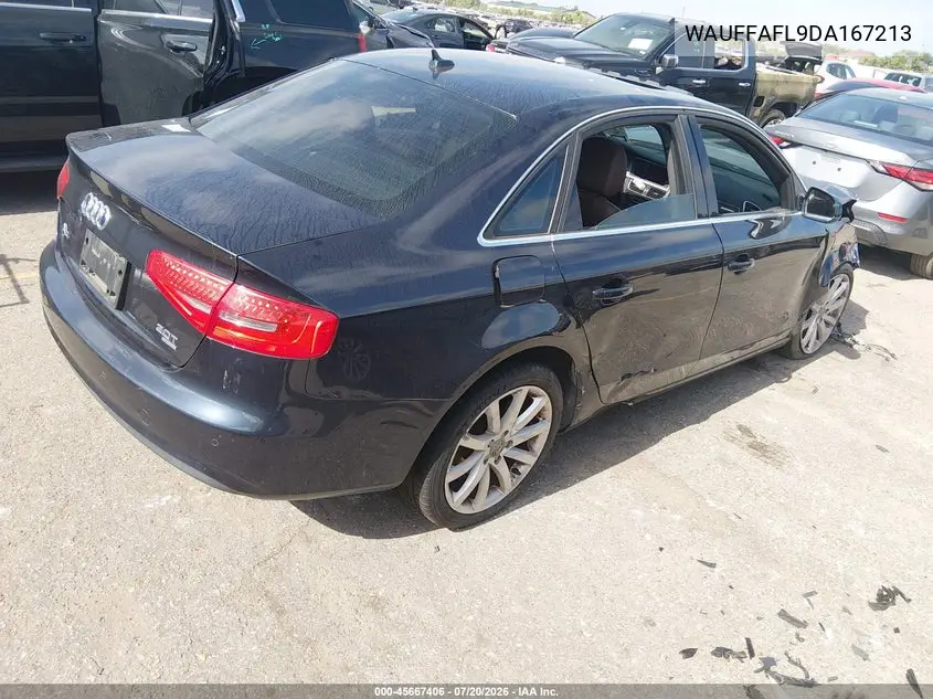 2013 Audi A4 2.0T Premium VIN: WAUFFAFL9DA167213 Lot: 45667406