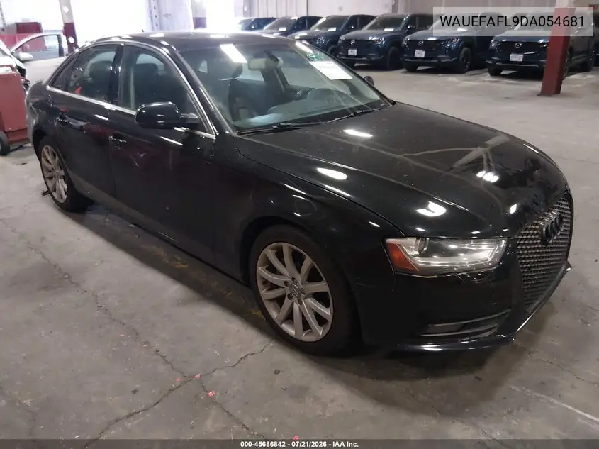 2013 Audi A4 2.0T Premium VIN: WAUEFAFL9DA054681 Lot: 45686842