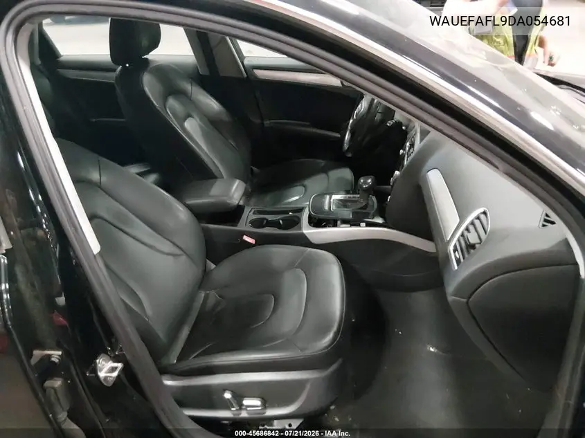2013 Audi A4 2.0T Premium VIN: WAUEFAFL9DA054681 Lot: 45686842