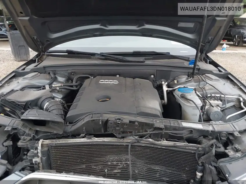 2013 Audi A4 2.0T Premium VIN: WAUAFAFL3DN018010 Lot: 45687148