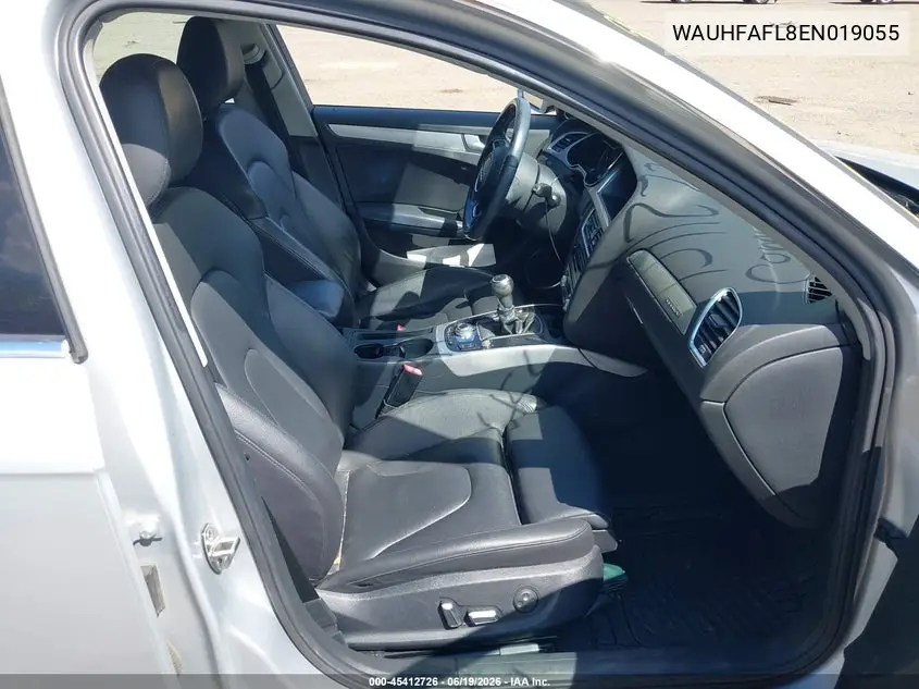 2014 Audi A4 2.0T Premium VIN: WAUHFAFL8EN019055 Lot: 45412726