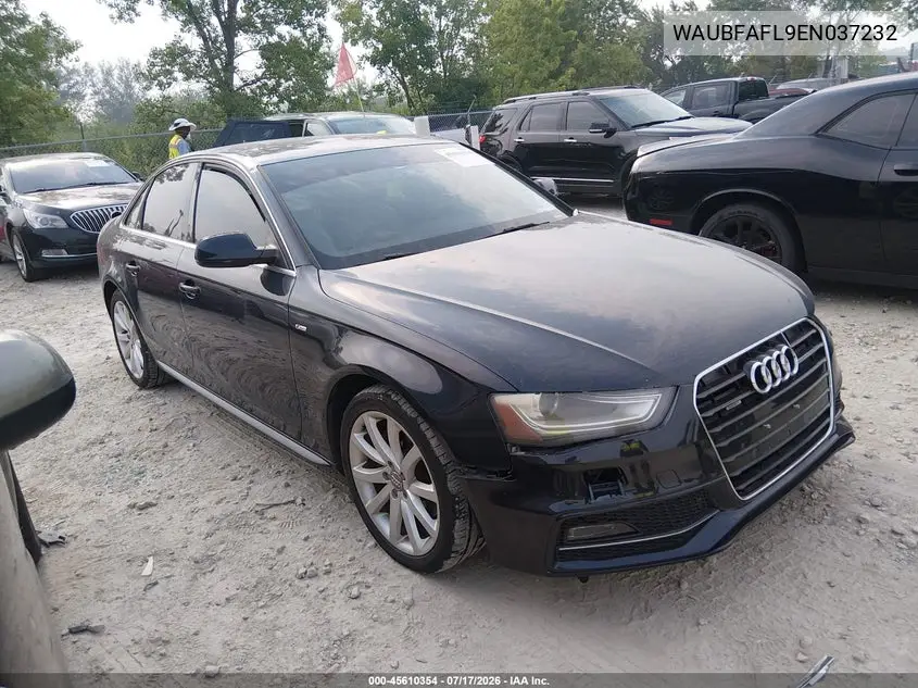 2014 Audi A4 2.0T Premium VIN: WAUBFAFL9EN037232 Lot: 45610354
