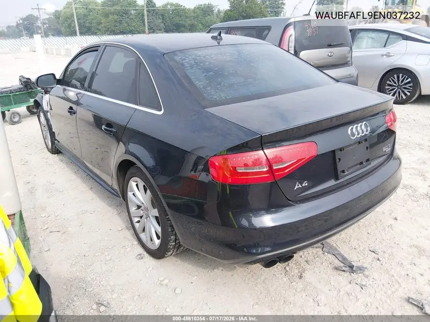 2014 Audi A4 2.0T Premium VIN: WAUBFAFL9EN037232 Lot: 45610354