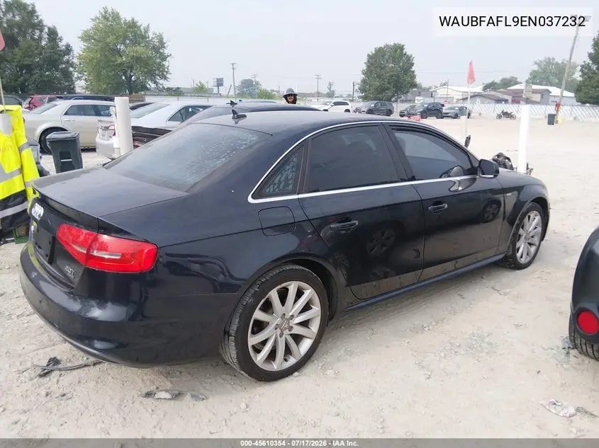 2014 Audi A4 2.0T Premium VIN: WAUBFAFL9EN037232 Lot: 45610354