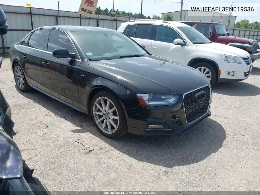 2014 Audi A4 2.0T Premium VIN: WAUFFAFL3EN019536 Lot: 45659043