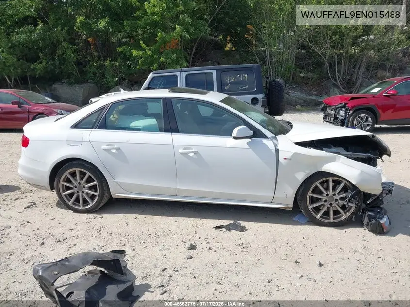 2014 Audi A4 2.0T Premium VIN: WAUFFAFL9EN015488 Lot: 45662775