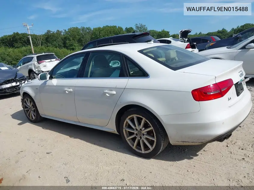 2014 Audi A4 2.0T Premium VIN: WAUFFAFL9EN015488 Lot: 45662775