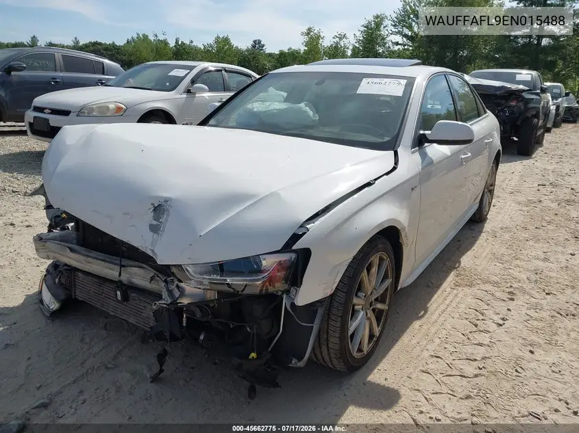2014 Audi A4 2.0T Premium VIN: WAUFFAFL9EN015488 Lot: 45662775