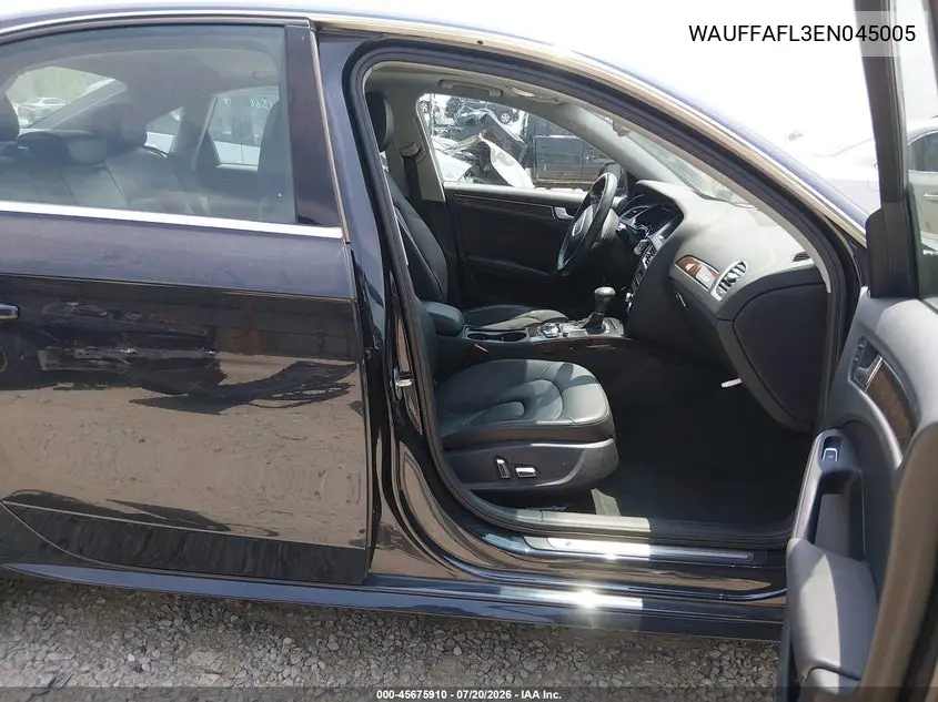 2014 Audi A4 2.0T Premium VIN: WAUFFAFL3EN045005 Lot: 45675910