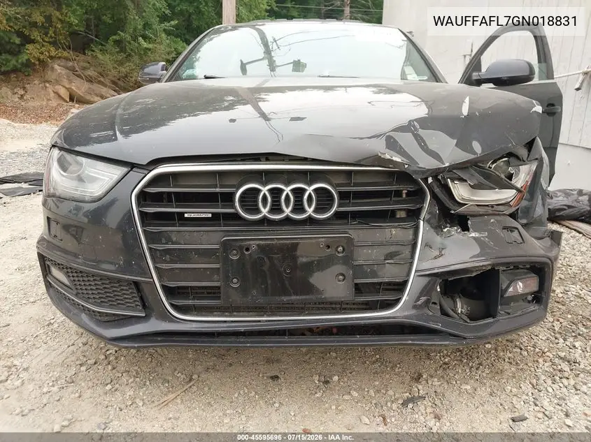 2016 Audi A4 Premium Plus VIN: WAUFFAFL7GN018831 Lot: 45595696