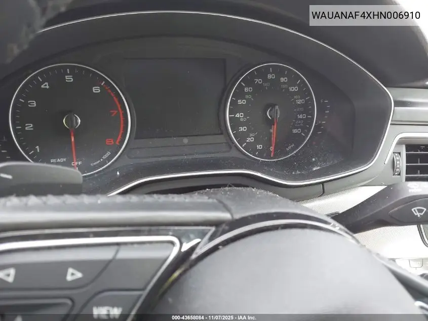 WAUANAF4XHN006910 2017 Audi A4 2.0T Premium