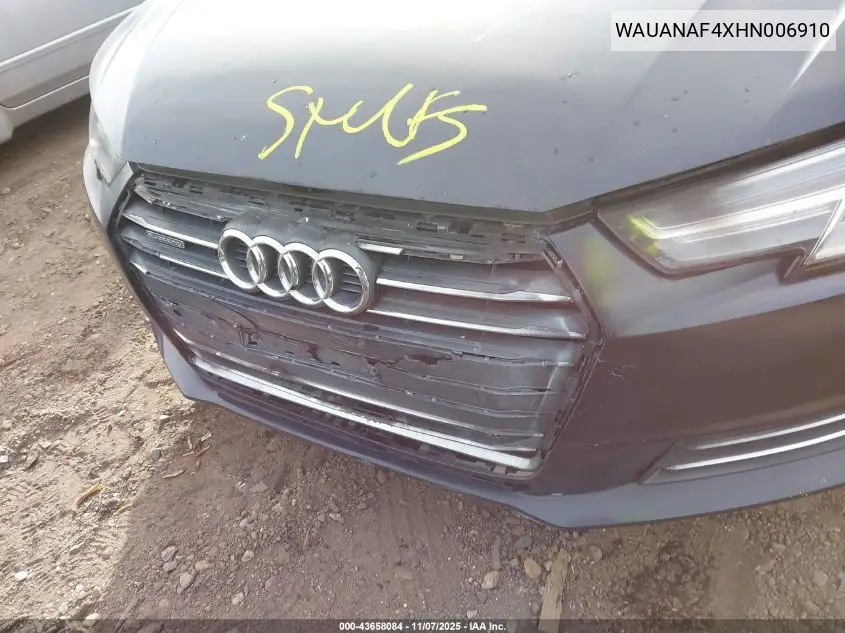WAUANAF4XHN006910 2017 Audi A4 2.0T Premium