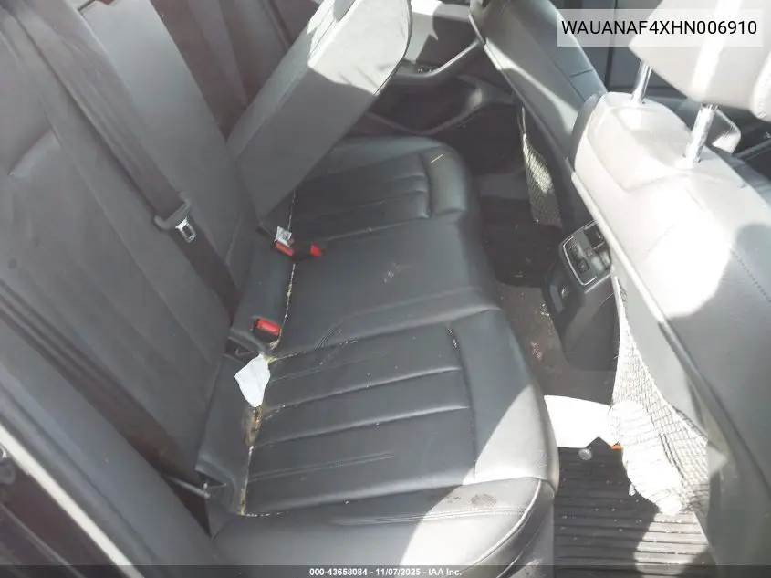 WAUANAF4XHN006910 2017 Audi A4 2.0T Premium