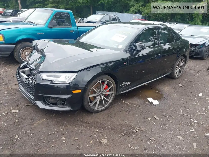 2018 Audi A4 2.0T Premium/2.0T Tech Premium VIN: WAUENAF49JN009501 Lot: 45446351