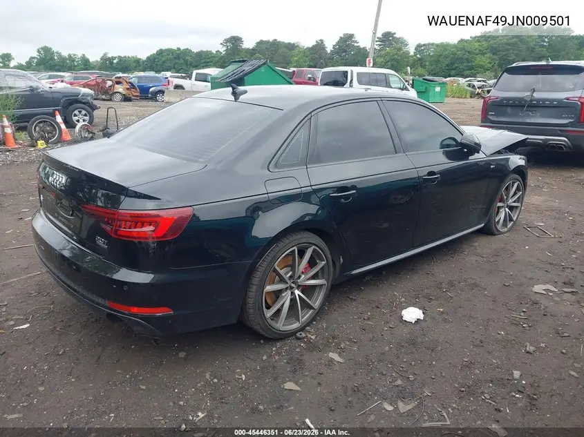 2018 Audi A4 2.0T Premium/2.0T Tech Premium VIN: WAUENAF49JN009501 Lot: 45446351