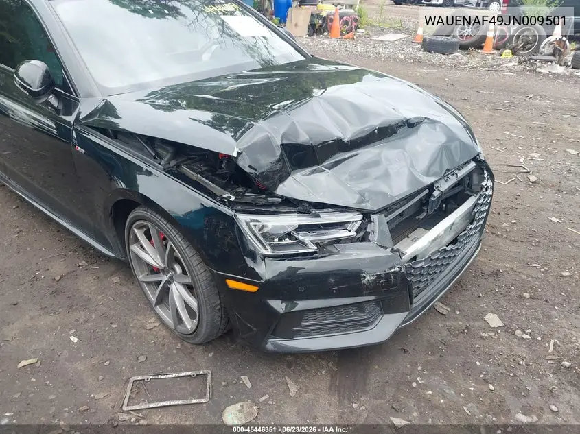 2018 Audi A4 2.0T Premium/2.0T Tech Premium VIN: WAUENAF49JN009501 Lot: 45446351