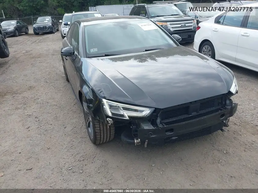 2018 Audi A4 2.0T Premium/2.0T Tech Premium VIN: WAUENAF47JA207775 Lot: 45487860
