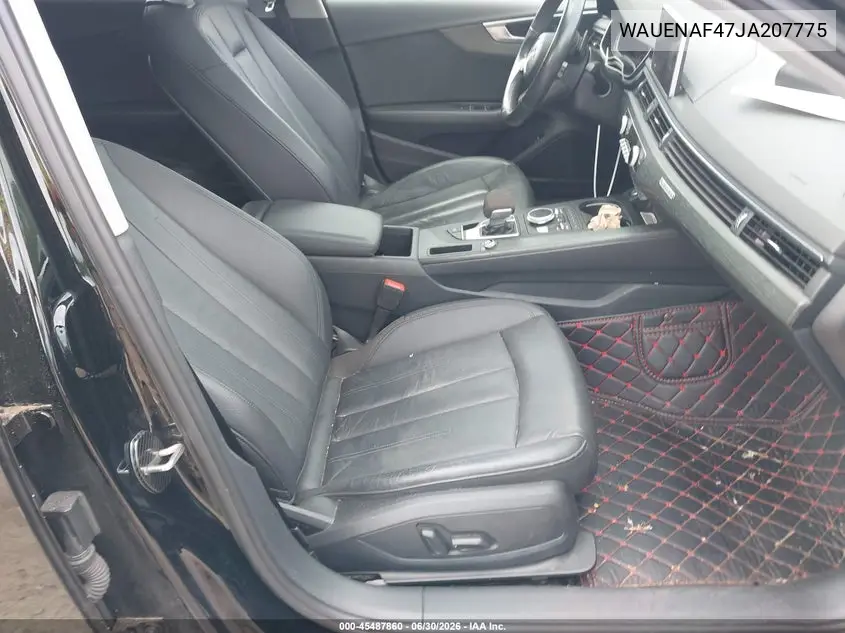 2018 Audi A4 2.0T Premium/2.0T Tech Premium VIN: WAUENAF47JA207775 Lot: 45487860
