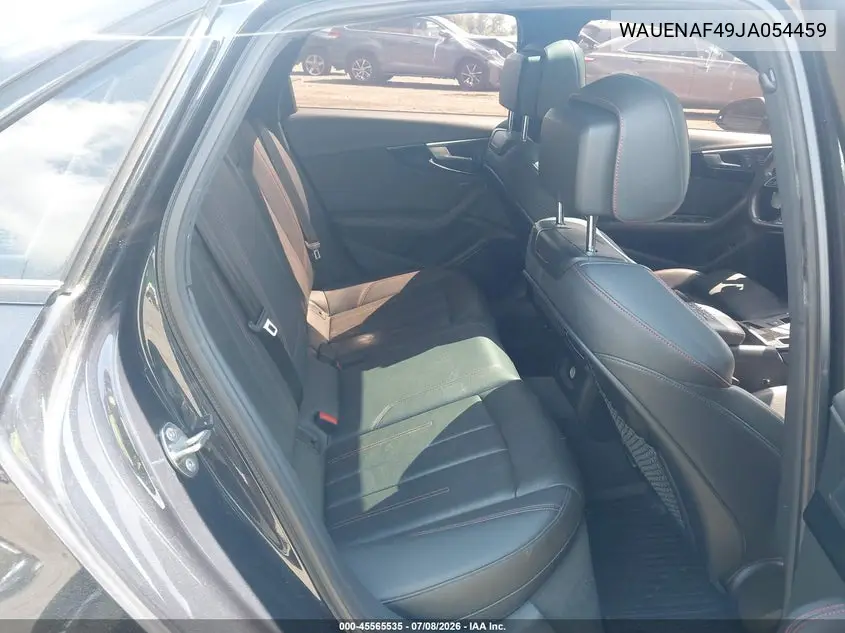 2018 Audi A4 2.0T Premium/2.0T Tech Premium VIN: WAUENAF49JA054459 Lot: 45565535