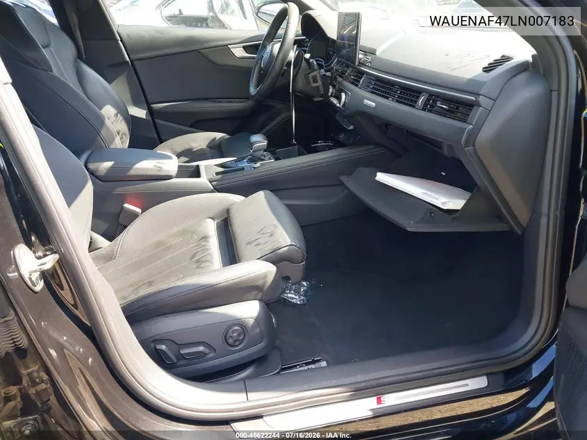 2020 Audi A4 Premium Plus 45 Tfsi Quattro S Tronic VIN: WAUENAF47LN007183 Lot: 45622244