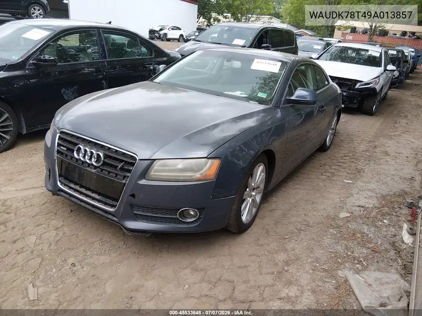 2009 Audi A5 3.2L VIN: WAUDK78T49A013857 Lot: 45533648