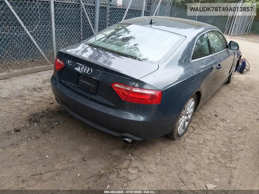 2009 Audi A5 3.2L VIN: WAUDK78T49A013857 Lot: 45533648