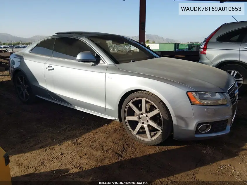 2009 Audi A5 3.2L VIN: WAUDK78T69A010653 Lot: 45607215