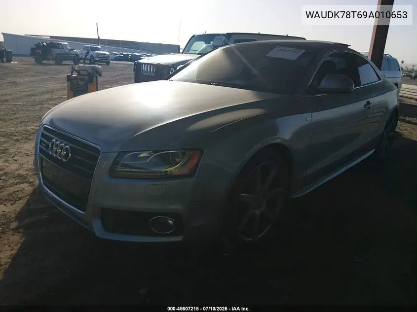 2009 Audi A5 3.2L VIN: WAUDK78T69A010653 Lot: 45607215