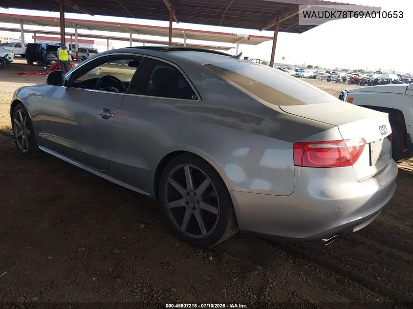 2009 Audi A5 3.2L VIN: WAUDK78T69A010653 Lot: 45607215