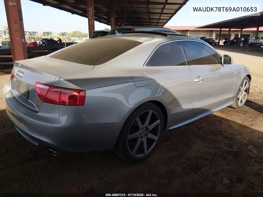 2009 Audi A5 3.2L VIN: WAUDK78T69A010653 Lot: 45607215
