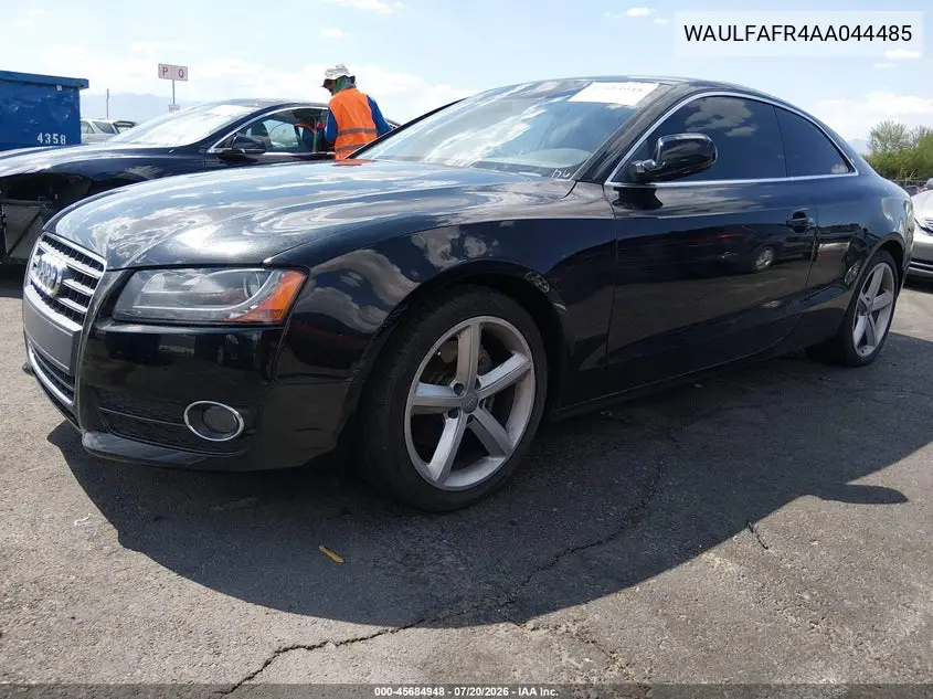 2010 Audi A5 2.0T Premium VIN: WAULFAFR4AA044485 Lot: 45684948